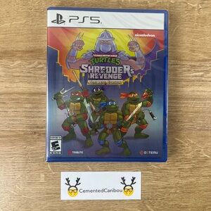 TMNT Shredders Revenge Ultimate PS5 LRG 10th Anniversary Foil Variant NEW SEALED